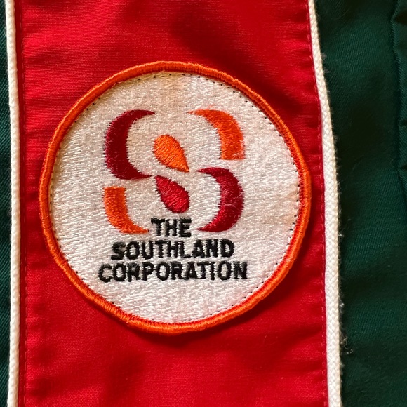 RARE Vintage 70s 80s 7 Eleven 11 Store Employee Crew Uniform Jacket Green - Picture 15 of 15